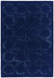 Modrý koberec Rapun Octagon Navy Rozměry: 200x290 cm