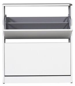 Hanah Home Botník Choros 73x84 cm bílý