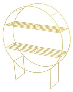 Stojan - polička Chicago gold výška 60,5cm