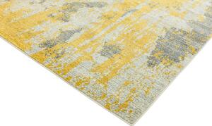 Žlutý koberec Dinamo Abstract Ochre Rozměry: 200x290 cm