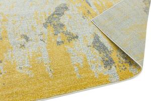 Žlutý koberec Dinamo Abstract Ochre Rozměry: 160x230 cm