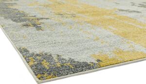 Žlutý koberec Dinamo Abstract Ochre Rozměry: 120x170 cm