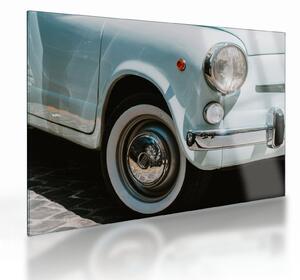 Skleněný obraz - Retro auto Fiat (70x50 cm)