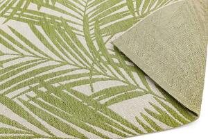 Tribeca Design Kusový koberec Granton Green Palm běhoun Rozměry: 66x240 cm