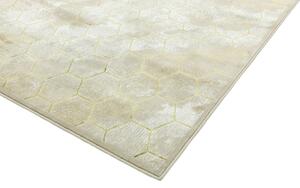 Béžový koberec Ston Honeycomb Rozměry: 80x150 cm
