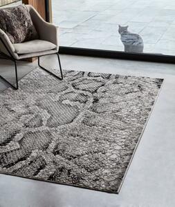Šedý koberec Ston Snake Rozměry: 80x150 cm