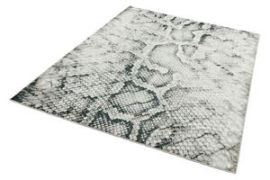 Šedý koberec Ston Snake Rozměry: 80x150 cm