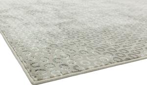Šedý koberec Ston Rings Rozměry: 80x150 cm
