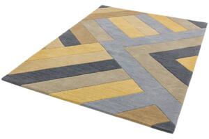 Žlutý koberec Jigsaw Ochre Grey Rozměry: 200x290 cm