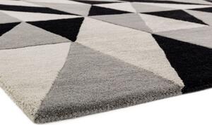 Černý koberec Jigsaw Flag Grey Rozměry: 120x170 cm