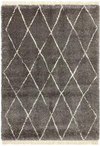 Šedý koberec Lever Grey Diamond Rozměry: 120x170 cm