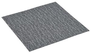 Samolepicí podlahové desky 20 ks PVC 1,86 m² šedé