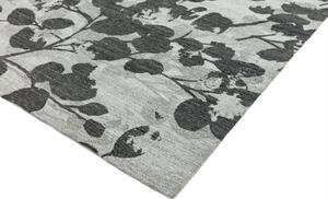 Šedý koberec Newtor Leaf Grey Rozměry: 160x230 cm