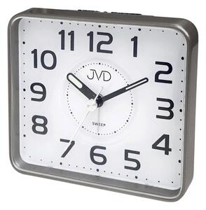 JVD Netikající tichý analogový budík šedý JVD SRP882.5