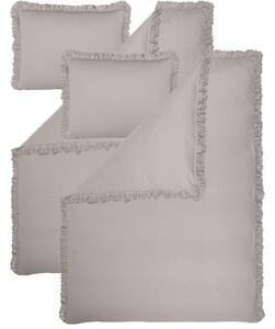 Livarno® Sada ložního povlečení z mikrovláknitého saténu, 140 x 200 cm, 70 x 90 cm, 2dílná, šedá (800013653)