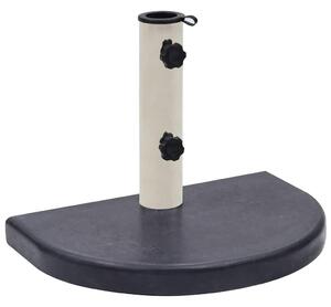 Stojan na slunečník černý 40 x 28 x 4 cm žula 313668