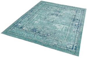 Modrý koberec Pixies Antique Medallion Rozměry: 160x250 cm