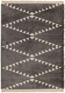 Šedý koberec Lever Charcoal Rozměry: 120x170 cm