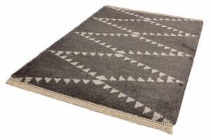 Šedý koberec Lever Charcoal Rozměry: 120x170 cm