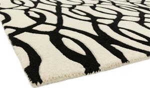 Černý koberec Blondie Wire White Rozměry: 120x170 cm