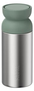 Termo hrnek z nerezové oceli ve stříbrné barvě/šalvějově zelený 350 ml Ellipse – Mepal