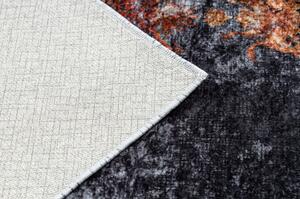 Dywany Luszczow Dětský kusový koberec MIRO 51186.808 pratelný Růžice, rám protiskluz, tmavě modrá / měděný Rozměr koberce: 80 x 150 cm