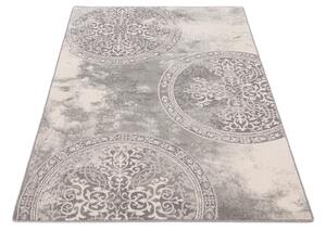 Kusový koberec vlněný Agnella Isfahan M Asyria Alabaster šedý Rozměr: 160x240 cm