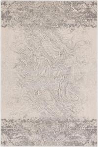 Kusový koberec vlněný Agnella Isfahan M Crotone Popiel šedý Rozměr: 80x120 cm