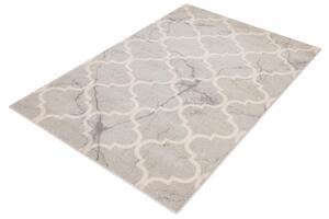 Kusový koberec vlněný Agnella Isfahan M Eveil Popiel šedý Rozměr: 133x180 cm