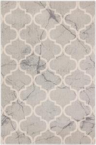Kusový koberec vlněný Agnella Isfahan M Eveil Popiel šedý Rozměr: 133x180 cm