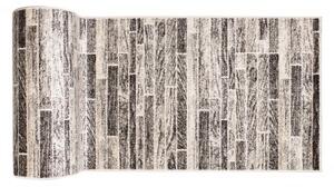 Makro Abra Běhoun PETRA 3040 4 244 Desky Dřevo Moderní šedý béžový hnědý Rozměr: 60 cm