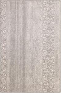 Kusový vlněný koberec Agnella Isfahan M Ladan Antracyt šedý Rozměr: 300x400 cm
