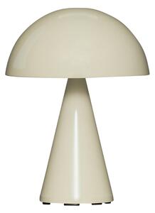 Béžová kovová nabíjecí stolní lampa Hübsch Mush 20 cm
