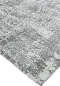 Šedý koberec Volter Abstract Silver Rozměry: 80x150 cm