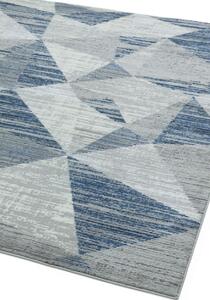 Modrý koberec Volter Block Blue Rozměry: 80x150 cm