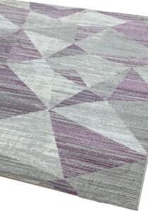Fialový koberec Volter Block Heather Rozměry: 80x150 cm