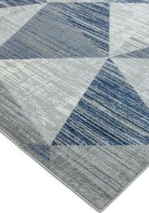Modrý koberec Volter Block Blue Rozměry: 80x150 cm