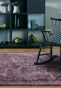 Fialový koberec Volti Border Purple Rozměry: 120x180 cm