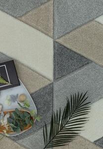 Šedý koberec Furla Rhombus Grey Rozměry: 80x150 cm