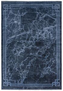 Modrý koberec Volti Border Blue Rozměry: 160x230 cm