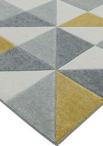 Žlutý koberec Furla Cubic Ochre Rozměry: 80x150 cm