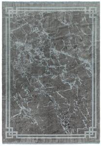 Šedý koberec Volti Border Grey Rozměry: 200x290 cm