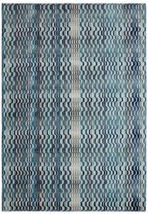 Modrý koberec Primiti Wave Blue Rozměry: 120x180 cm
