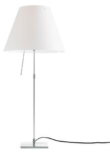 Stolní lampa Luceplan, Costanza, stmívatelné, Bílá, Obývací pokoj, Kov, Design