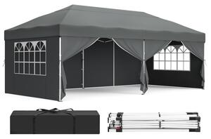 Zahradní párty stan GCT204GZ01 tmavě šedý 3x6 m