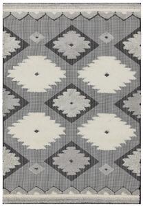 Tribeca Design Kusový koberec Mola Black/Cream Tribal Rozměry: 80x150 cm