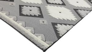 Tribeca Design Kusový koberec Mola Black/Cream Tribal Rozměry: 80x150 cm