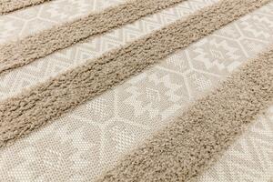 Tribeca Design Kusový koberec Mola Natural/Cream Stripe Rozměry: 80x150 cm