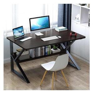 SLEYER STL04CZ počítačový stůl s policí 80 x 40 cm - černá barva