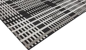 Tribeca Design Kusový koberec Granton Black Grid Rozměry: 120x170 cm